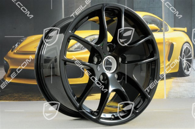 18-inch wheel rim Cayman III, 9,5J x 18 ET49, black high gloss