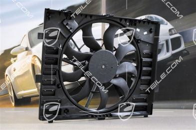 Air duct with fan, V8 / V8 Biturbo / Diesel