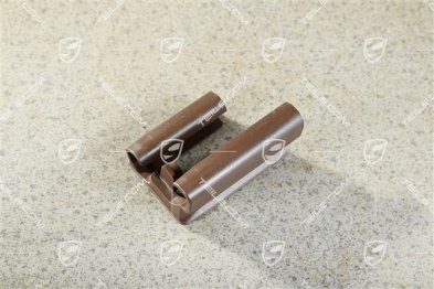 Seat rail cover, front, Truffle Brown, L