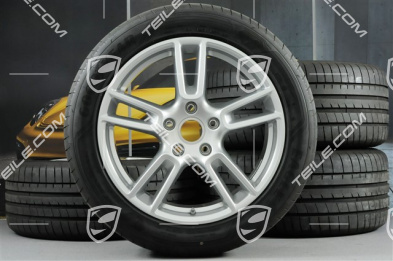 19" Sommerräder Satz "Panamera", Felgen 9J x 19 ET64 + 10,5 J x 19 ET62 + Goodyear Eagle Sommerreifen 265/45 R19 + 295/40 R19