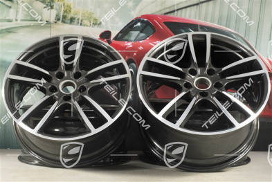 20" komplet felg Cayenne Sport, 10,5J x 20 ET64 + 9J x 20 ET50,