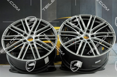 21-inch Turbo IV wheel rim set, 9,5J x 21 ET71 + 11,5J x 21 ET69
