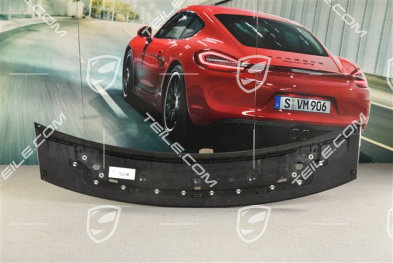 Rear lid, spoiler / wing housing - lower part, black matte