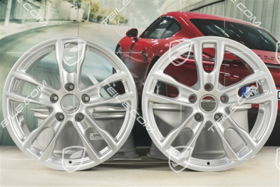 19" Komplet felg Boxster S III, 8J x 19 x ET 57 + 9,5J x 19 x ET 45