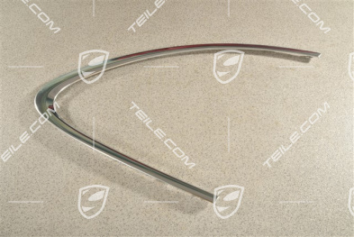 Zierleiste / Abdeckleiste, Seitenscheibe, aluminium, R