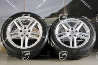 19-inch TURBO winter wheel set, wheels 9J x 19 ET 60 + 10J x 19 ET61 + Michelin winter tyres 255/45 R19+285/40 R19, TPMS sensors