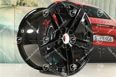 21" Exclusive Design wheel, 11.5J x 21 ET66, rear, high-gloss black, L