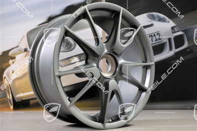 19-inch GT3 II wheel set, titanium met., front 8,5J x 19 + rear 12J x 19, for GT3