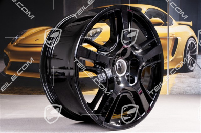 19" Felga Panamera Design, 9J x 19 ET60, czarny wysoki połysk