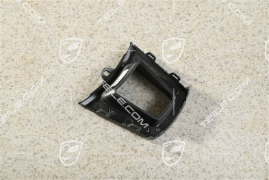 Steering wheel cover trim without heating button, Black matte