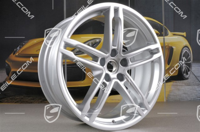 19" Felga, Turbo, 8J x 19 ET21, brylantowy srebrny