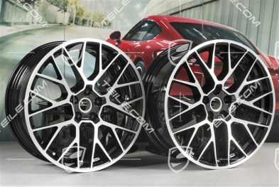 20" Felgensatz RS-Spyder Design, 9J x 20 H2 ET26 + 10J x 20 H2 ET19, schwarz hochglanz
