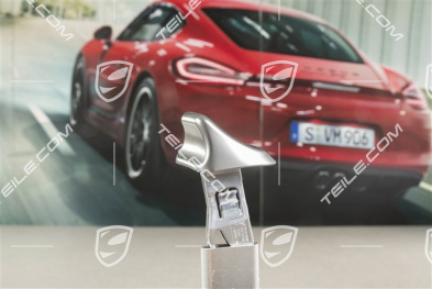 Betaetigungsknopf / Kippgriff für die Rückenlehne, Galvanosilber, L