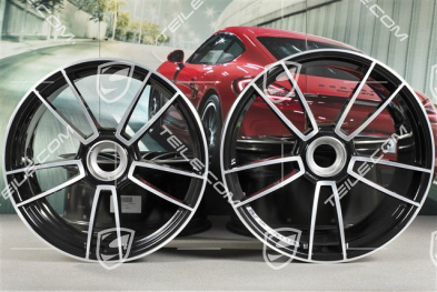 20+21" Komplet felg Turbo Sport 4, felgi: przednie 9J x 20 ET41 + tylne 11,5J x 21 ET67