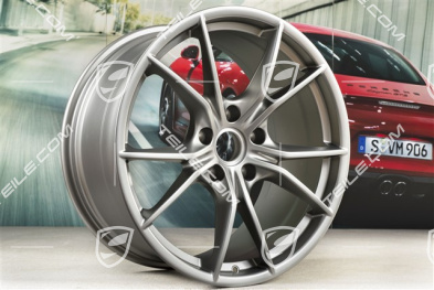 20-inch wheel rim Carrera S IV, 10J x 20 ET45, Platinum satin mat