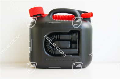 Benzin-/Reservekanister / Kraftstoff Behälter, Porsche-Schriftzug und Wappen, 5L