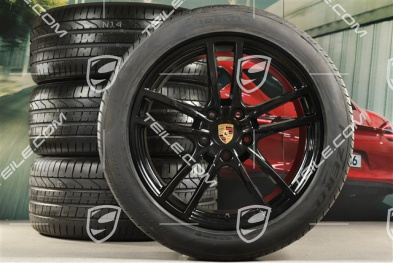 20-inch Cayenne Coupé Sport summer wheel set, rims 9J x 20 ET50 + 10,5J x 20 ET55 + Pirelli P Zero summer tyres 275/45 R20 + 305/40 R20, with TPMS