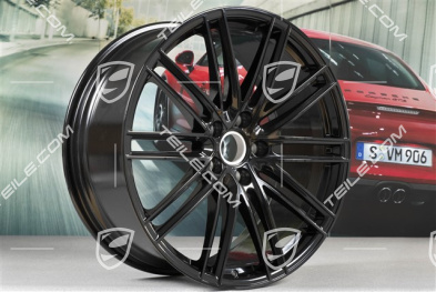22" Felga Turbo IV, 10J x 22 ET48, czarny wysoki połysk