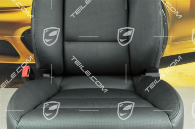 Sitz, el. einstellbar, Kunstleder, schwarz, ohne Airbag, L