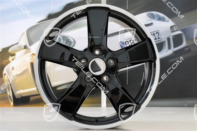 20-inch wheels rims set "Sport Classic", 9,5J x 20 ET65 + 11,5J x 20 ET63, in black
