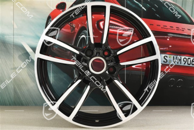 20" felga Cayenne Sport, 10,5J x 20 ET64, czarny wysoki połysk