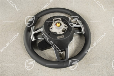 Kierownica, wersja podstawowa, Sport Chrono Package Plus, PDK, czarna