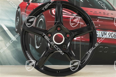 18-inch wheel rim Boxster IV, 8J x 18 ET57, black high gloss