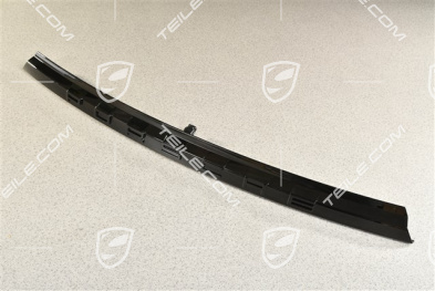 Heckklappenblende mit Schriftzug/Abzeichen/Emblem PORSCHE Hochglanz Schwarz