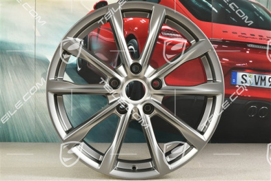 19" Felga Boxster S, 8J x 19 ET57, Platinum satynowy mat