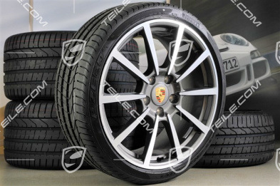 20" Sommerräder Satz Carrera Classic II, Felgen 8,5J x 20 ET51 + 11J x 20 ET52 + Reifen 245/35 ZR20 + 305/30 ZR20, ohne RDK-Sensoren