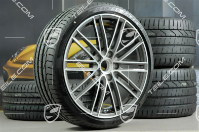 20-inch Turbo IV summer wheels set, rims 8,5J x 20 ET49 + 11,5J x 20 ET76 + summer tyres 245/35 R20  + 305/30 R20