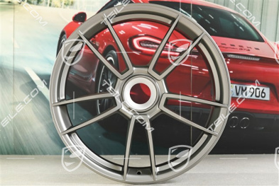 20-inch Turbo S wheel rim, 8,5J x 20 ET50, platinum satin matt