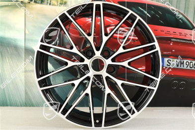 21" Felge Cayenne RS Spyder Design, 11J x 21 ET49, schwarz hochglanz