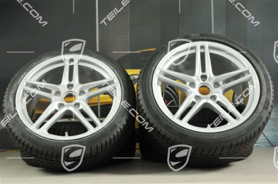 19" Koła zimowe, komplet "Carrera", felgi 8,5J x 19 ET50 + 11J x 19 ET77 + NOWE opony zimowe Continental WinterContact TS 830P 235/40 R19 + 295/35 R19