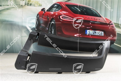 Spoiler boczny przedniego zderzaka, czarny mat, GT2RS, R