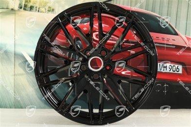 22-inch Macan RS Spyder Design wheel rim, 11J x 22 ET47, black high gloss