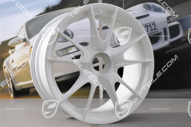 19-inch GT3RS II 4.0 / GT2RS wheel set, white, front 9J x 19 ET47+ rear 12J x 19 ET48