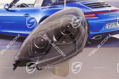 Xenon Head lamp, black, LHD (UK-version), L