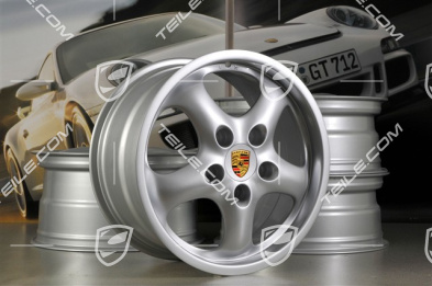 17-inch CUP II wheel set, 7J x 17 ET55 + 9J x 17 ET70