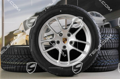 18" Cayman koła zimowe komplet, 8J x 18 ET57 + 9J x 18 ET47 + opony zimowe Dunlop SP Winter Sport 3D 235/45 R18 + 265/45 R18, bez czujników RDK