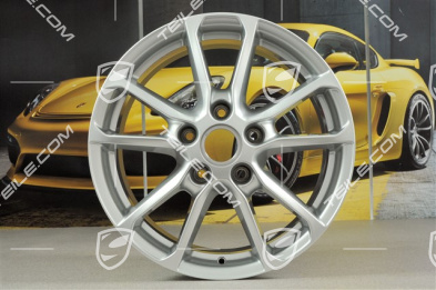18-inch Cayenne Facelift 2014->, 8J x 18 ET 53, Brilliant Silver