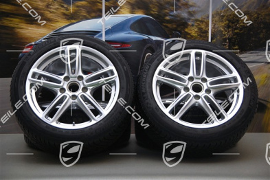 19-inch TURBO winter wheel set, wheels 9J x 19 ET 60 + 10J x 19 ET61 + Michelin winter tyres 255/45 R19+285/40 R19, TPMS sensors