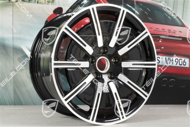 20-inch wheel rim Sport Aero, 11J x 20 ET60, black high gloss + glossy Surface