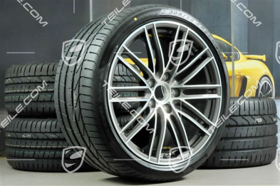 20-inch Turbo IV summer wheels set, rims 8,5J x 20 ET49 + 11,5J x 20 ET76 + summer tyres 245/35 R20  + 305/30 R20