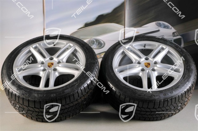 19" Panamera TURBO koła zimowe, komplet, felgi 9J x 19 ET 60 + 10J x 19 ET61 + opony zimowe 255/45 R19 + 285/40 R19