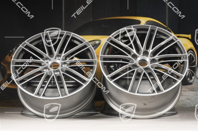 20" Turbo IV komplet felg, felgi 8,5J x 20 ET57 + 10,5J x 20 ET47