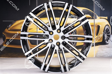 21-inch Turbo III, alloy wheel rim, 10J x 21 ET19, black high gloss
