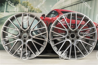 22" Felgensatz RS Spyder, 10J x 22 ET48 + 11,5J x 22 ET52, für Cayenne Coupé
