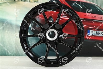 19-inch GT3RS II 4.0 / GT2RS wheel set, black, front 9J x 19 ET47+ rear 12J x 19 ET48