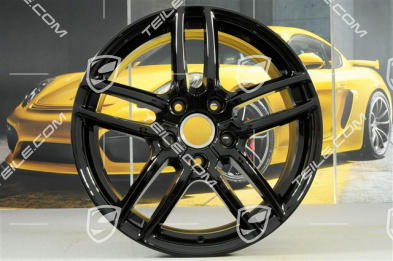19-inch Cayenne Turbo IV (facelift) wheel rim set 8,5 x 19 ET59, black high gloss